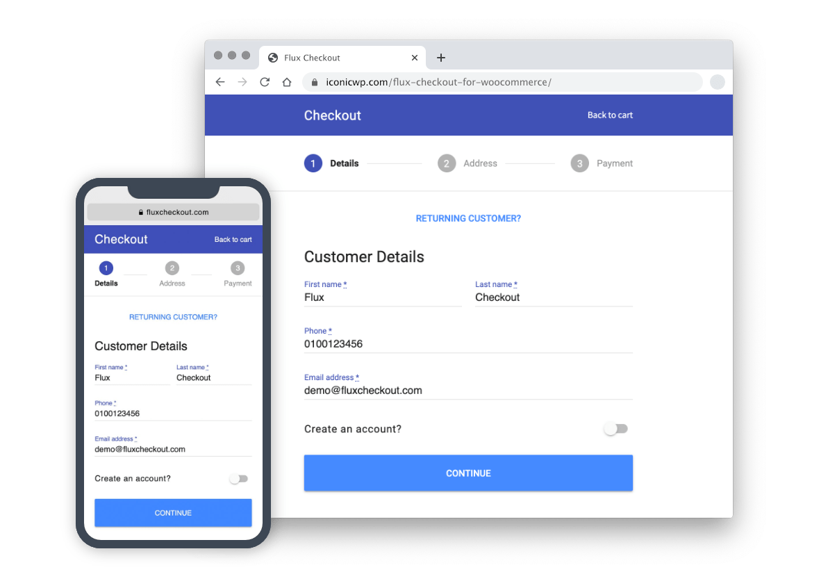 Iconic Flux Checkout for WooCommerce