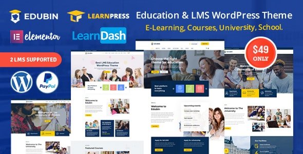 Edubin - Best Education WordPress Theme